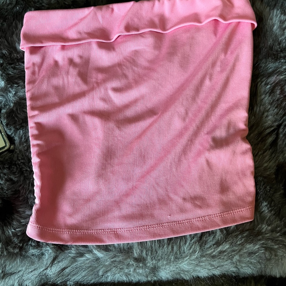 Pink tube top